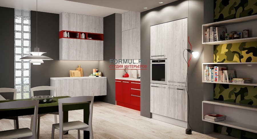 Кухня Berloni Sunny Deck Terra di Latte